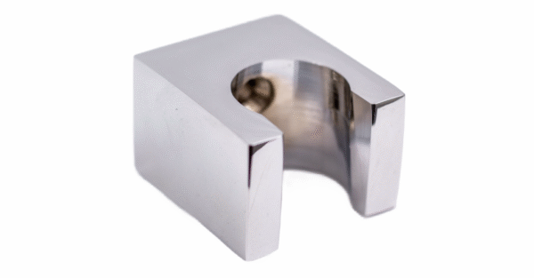 Suporte Em Metal Para Ducha Higiênica Ou Chuveiro Cromado Samer - Image 4