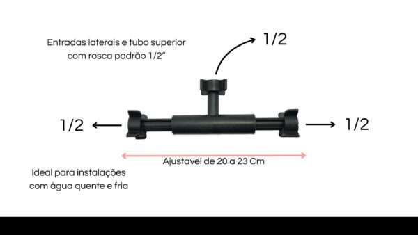 Kit 2 Lateral Misturador Lavatório Padrão Deca 1/4 Volta - Image 3
